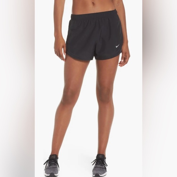 Nike Dri Fit Tempo Athletic Running Workout Shorts Black Size S - Picture 1 of 11